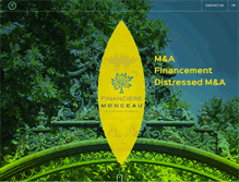 Tablet Screenshot of financiere-monceau.com